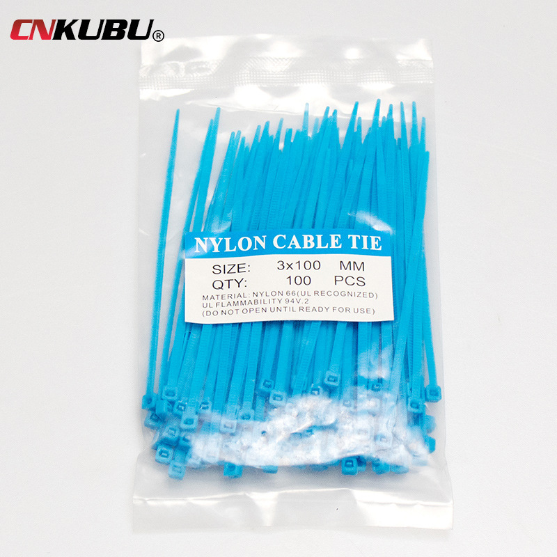 Picture of Self-locking cable tie 3x 200 plastic fixed binding color wire harness binding seal holder buckle