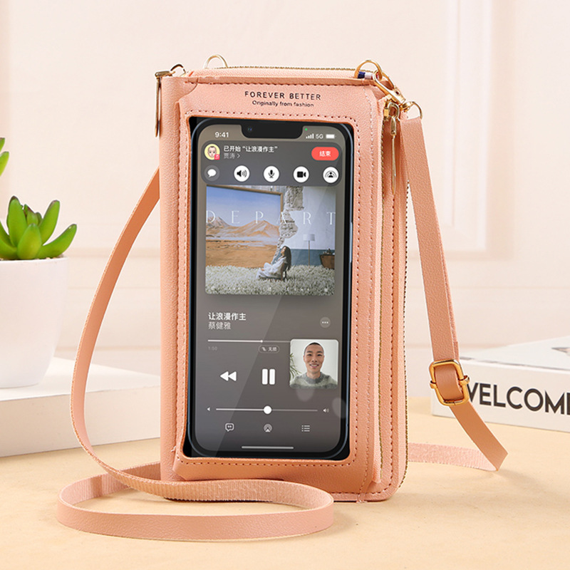 2023 Touch Screen Phone Bag for Women, Crossbody Bag, Anti-Theft, Multi-Functional, Transparent, Fashionable Small Bag, Wallet, Phone Pouch, Anti-Drop