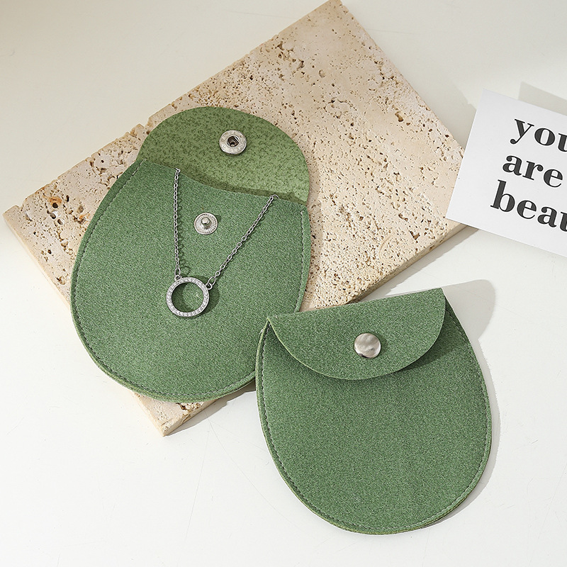 Picture of Multicolor Flannel Bag Jewelry Bag Snaps Thickened Bag Ring Necklace Anti-oxidation Jewelry Storage Bag Wholesale