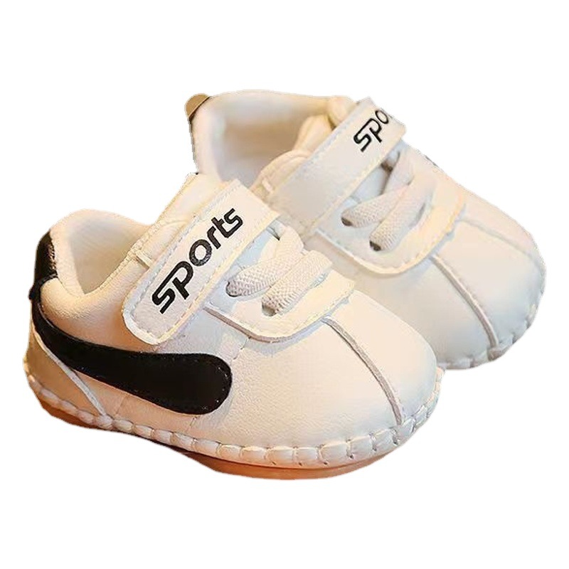Spring and autumn newborn soft-soled toddler shoes men's baby shoes 3-6-9 months 0-1 years old female baby shoes a generation of hair