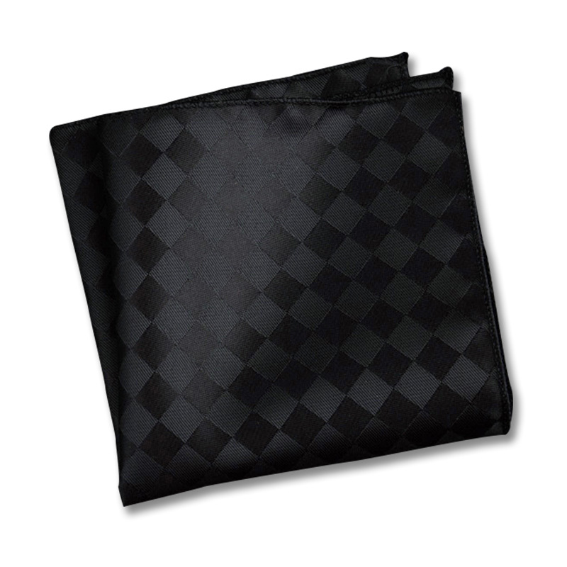 Picture of Men's suit small square scarf factory wholesale fashion polyester fashion accessories vintage embroidery pattern pocket towel men's clothing