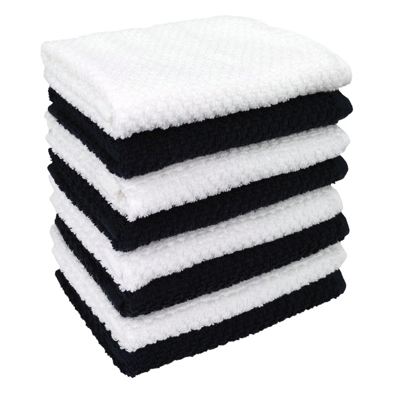 21 strands ring spun thickened cotton plaid face washing adult cleaning square towel kitchen dishcloth hand towel