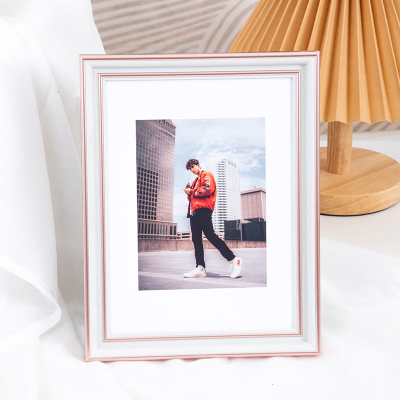 Picture of Scandinavian Creative Photo Frame Table High-End 6inch 7inch Accessible Luxury Desktop Ornaments Photo Wall Decoration Plus Printed Photo Frame