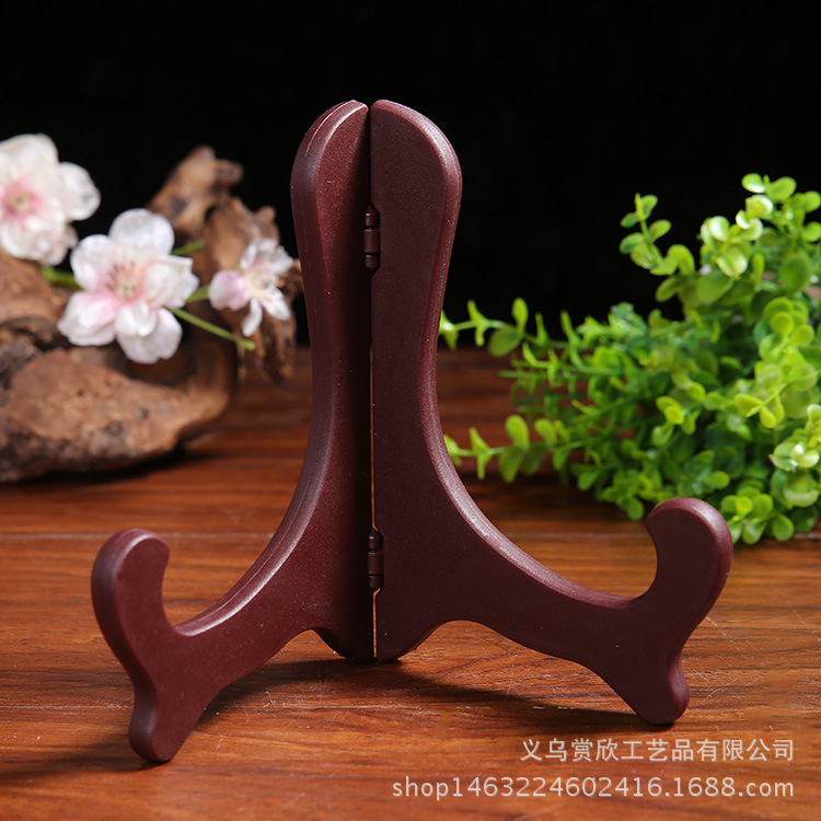 Picture of Wholesale Pu'er Tea Shelf Tea Cake Rack Pu'er Display Stand Plastic Bracket Decorative Disc Base Porcelain Plate Bracket