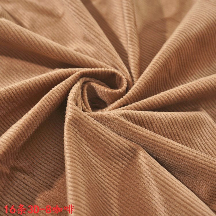 Picture of Non-Elastic Polyester 16 Strips 3D Corduroy 16 Pits Household Products Pet Supplies Kennel Cat Nest Corduroy Fabric