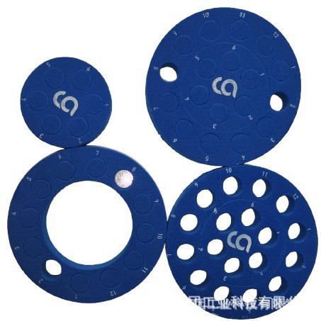 Eva Foam Float, Porous, Detachable and Assembleable, Blue Float, Standard Test Tube Storage and Organization, Eva Float