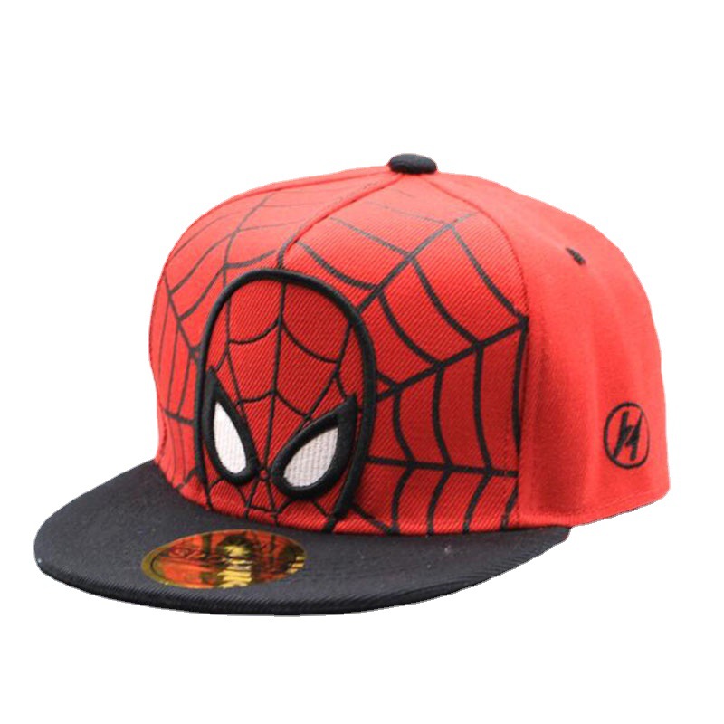 Picture of European and American Hats for Kidsren Spring New Cartoon Flat Brim Hip-Hop Hip-Hop Hats for Boys and Girls Baseball Caps