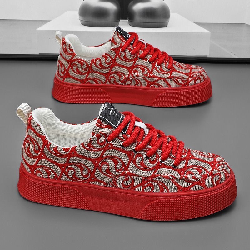 Summer Men's Shoes New Arrival Breathable Canvas Shoes Men's Korean Style Fashionable All-Match Sneakers Casual Shoes Sneakers Trendy Shoes