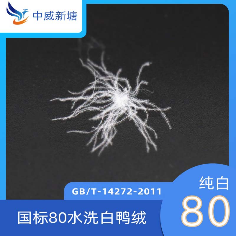Picture of Down factory direct supply 90 white duck down new national standard 90 down pure white washed down feather wholesale price