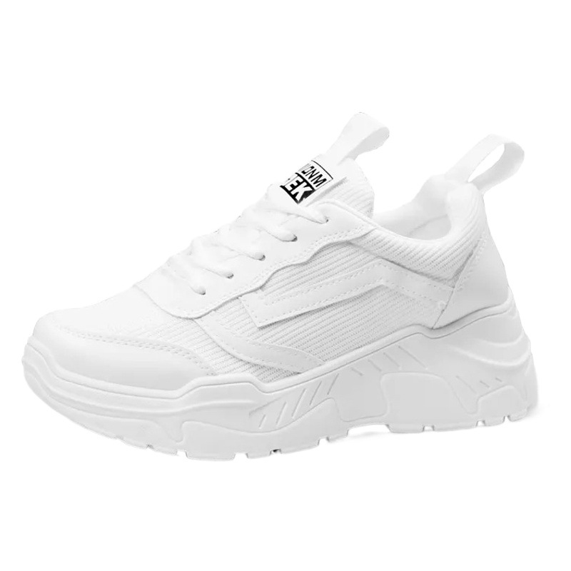 White shoes for women 2022 Spring and Autumn New Korean style fashionable women's summer breathable mesh sneaker daddy shoes trendy