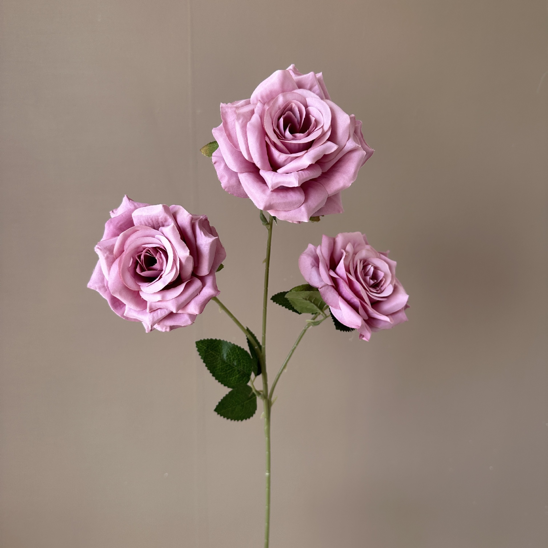 Picture of New 3-Head Diamond Rose Artificial Flower Wedding Hall Decorative Flower Artificial Flower Amazon Export Bouquet Rose Flower