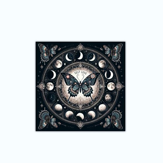 Picture of 60 × 60 small size tablecloth bedroom living room study decorative tapestry cross-border hot selling background wall hanging canvas