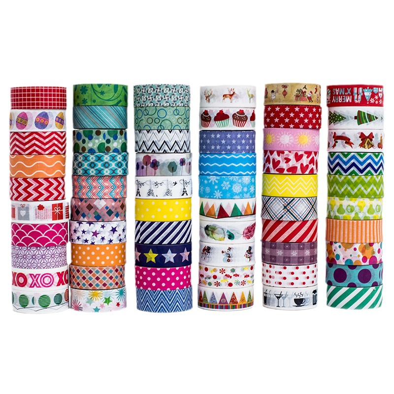 Picture of Manufacturers cross-border a generation of cartoon Christmas festival DIY decorative stationery color hand account stickers and paper tape