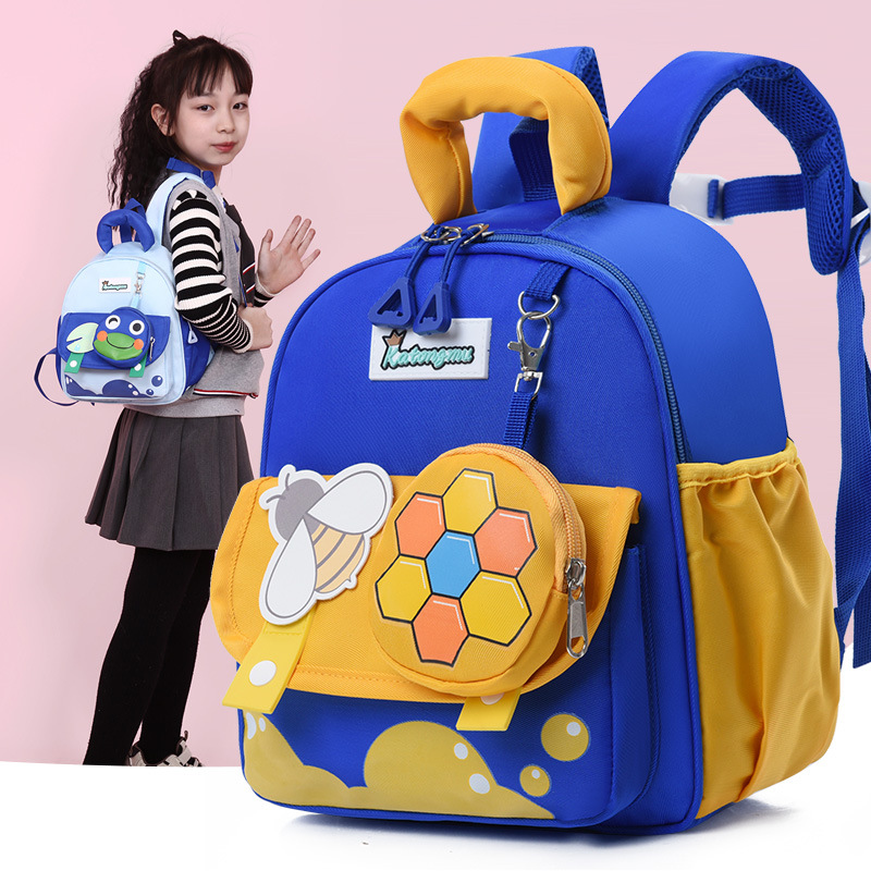 Picture of 2025 Spring New Kindergarten Schoolbag Cartoon Children 3-5 Years Old Preschool Boys and Girls Cute Breathable Backpack