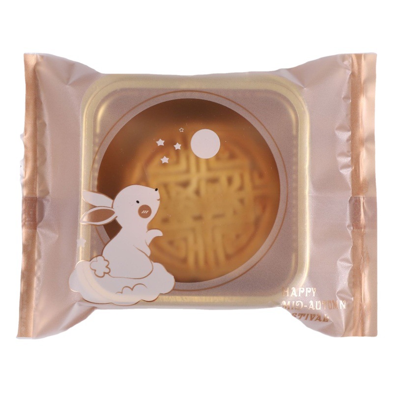 Frosted transparent machine seal bag moon cake bag 100g 80g Mid-Autumn Moon cake bag yolk crisp handmade bag wholesale