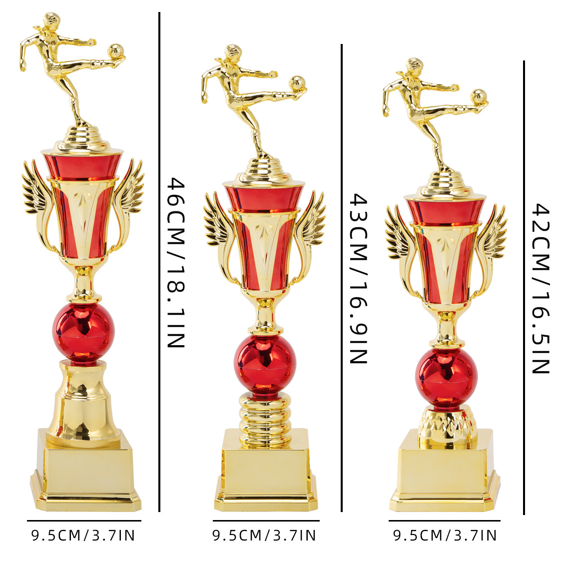 Picture of Trophy custom new football basketball children's games taekwondo creative metal plastic trophy wholesale