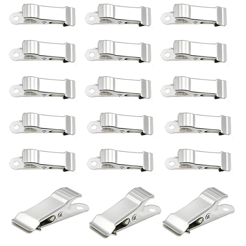 Picture of Factory wholesale metal clip reverse mouth brand clip toothless spring clip multi-functional business card bookmark clip