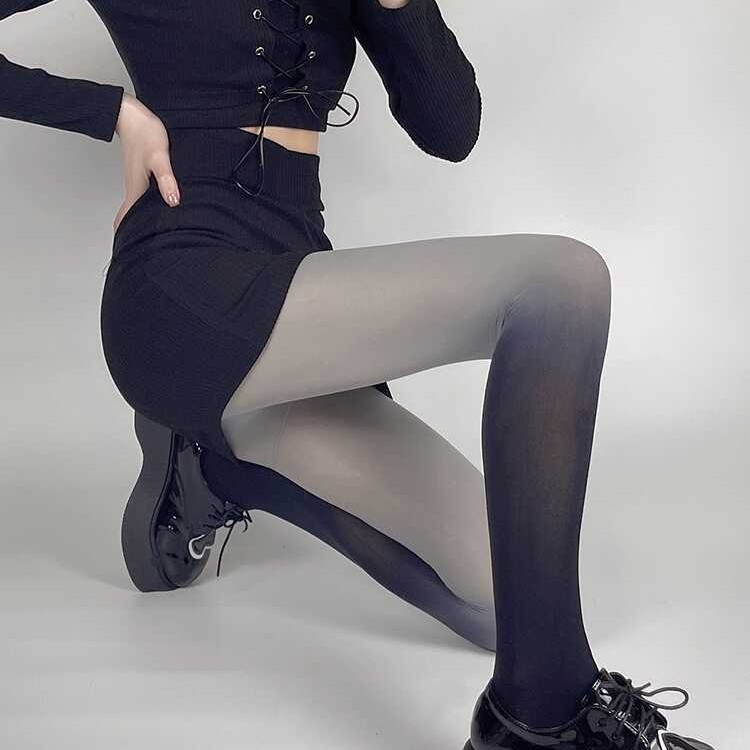 Gradient Stockings, Pantyhose, Sexy Personality, Beautiful Legs, Lake Blue Velvet Leggings