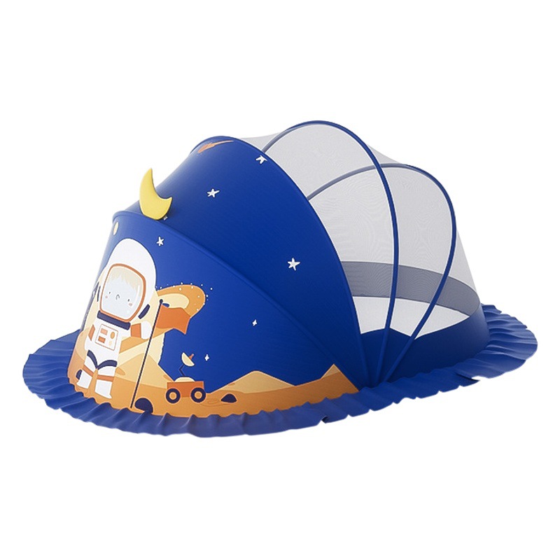 Cartoon Baby Mosquito Net Baby Small Bed Full Cover Yurt Children Foldable Universal Infant Mosquito Cover