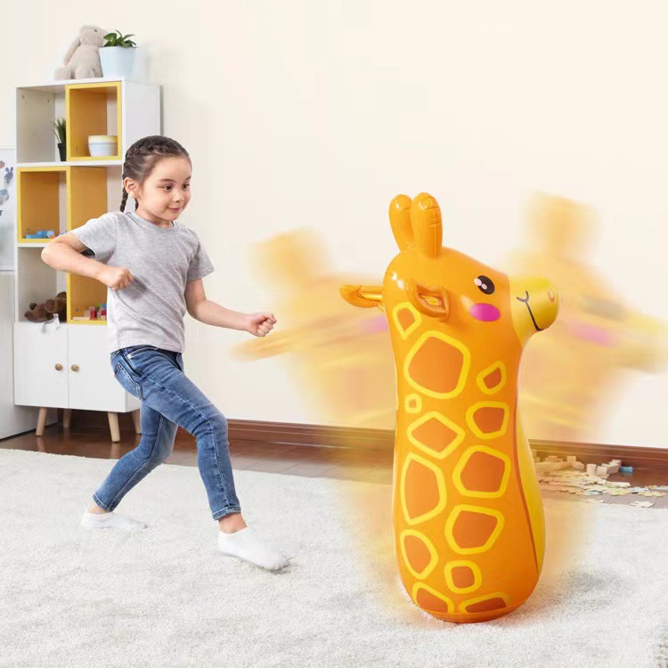 bestway52152 tumbler toy baby inflatable tumbler animal sandbag children inflatable cartoon