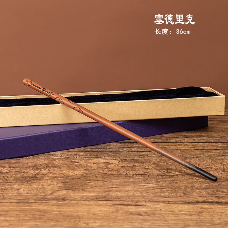Picture of Harry Magic Wand Hermione Magic Wand Dumbledore cos Props Halloween Metal Core in stock Bare Wand