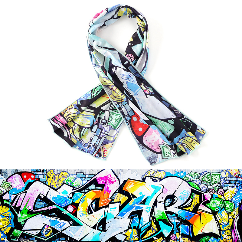 Picture of Cross-border ice cooling towel ice silk sports towel cool fitness quick-drying towel custom logo ice cooling cool towel