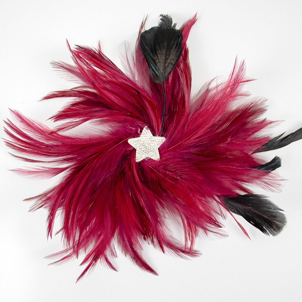 Picture of Christmas Winter New Year Headwear Snowflake Hairpin Side Clip Sparkling Fine Diamond Hairpin New Year Hair Accessories Side