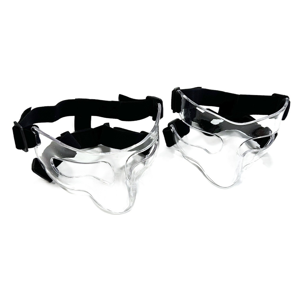 Basketball mask face protection nose protection transparent basketball sports protective gear football CBA mask sports anti-collision mask
