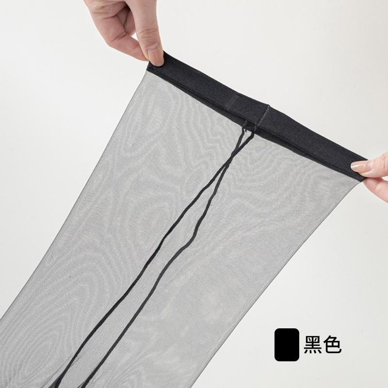Picture of Black stockings women's anti-hook silk wear spring and summer ultra-thin 0d high permeability sexy one-line crotch toe transparent stockings wholesale