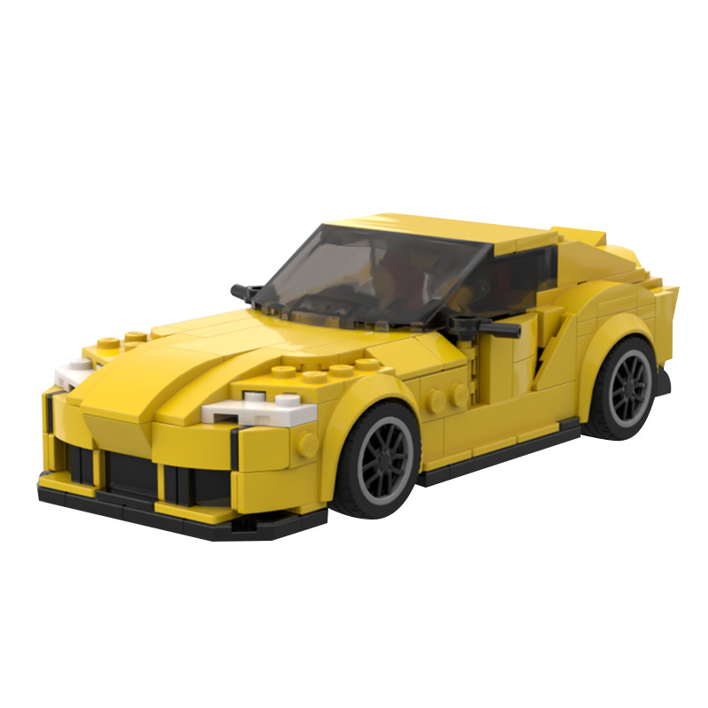 Picture of MOC compatible Lego patchwork toy gift boy model Toyota Supra GR racing sports car