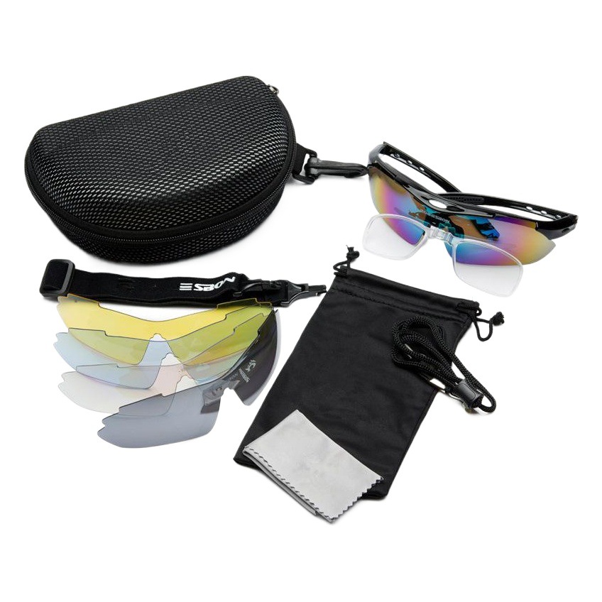 Ruishibao Riding Outdoor Glasses Color Changing Polarized Sunglasses Sports Goggles Removable Glass Leg/089 Sports suit