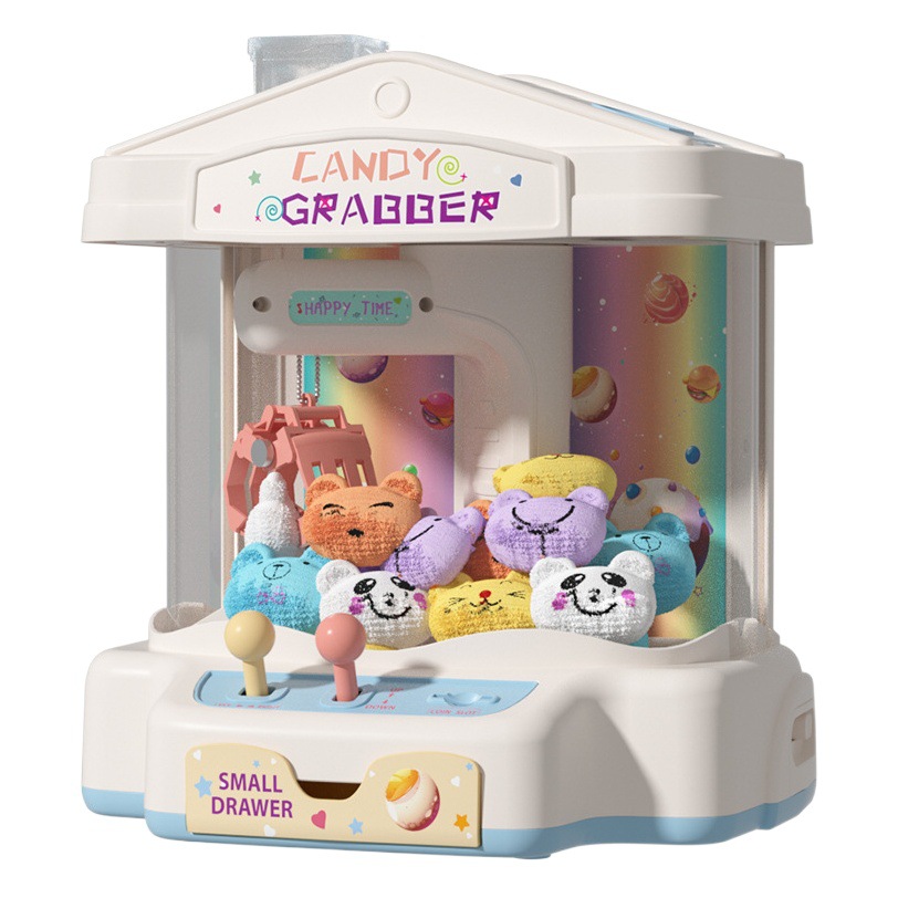 Children's Doll Catch Machine Small Household Coin-operated Doll Toy Boys and Girls Birthday Gift Mini Doll Catch Machine