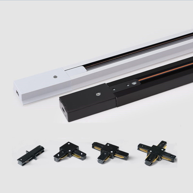 Led Track Spotlight Shop Commercial Two-Two-Two-Three Line Track Strip 1.5.2 m Joint Accessories Suspender Guide Slide Groove