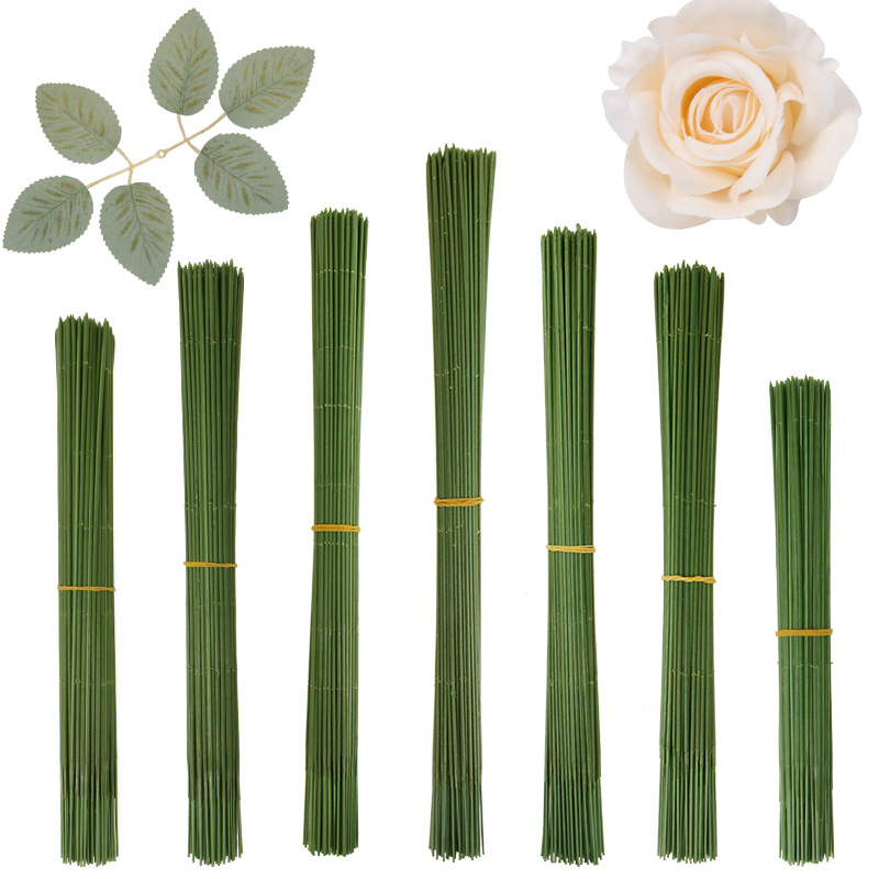 Picture of No. 2 Plastic Flower Wrapping Pole, Simulated Flower Branch Wholesale Production Accessories, Handmade DIY Flower Arrangement Pole, Wire
