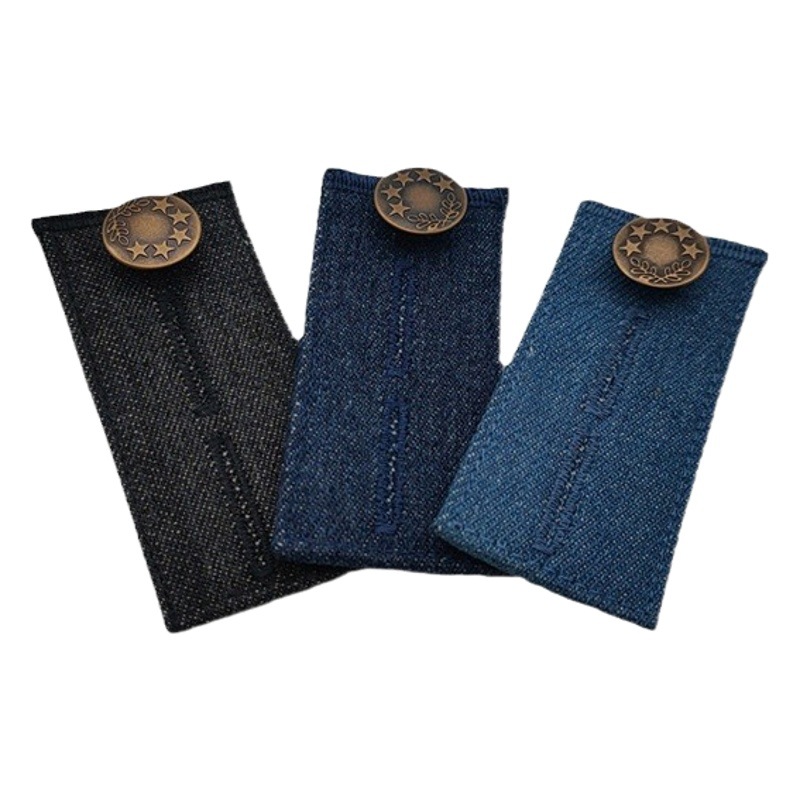 Retail Ready-Made Single-Piece Jeans Extender Buckle, Extra-Long Buckle for Fat People's Pants and Jeans, Manufacturer Supply