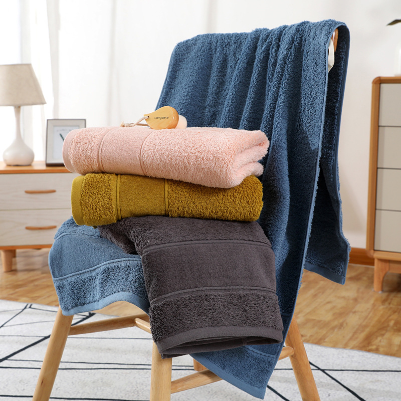Xinjiang long-staple cotton bath towel light luxury 420g long-staple export quality gift thickened cotton bath towel pure cotton towel