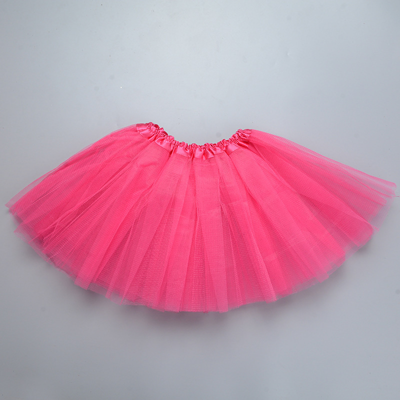 Picture of Amazon Exclusive Skirt Ballet Skirt Three-Layer Six-Piece Mesh Kidsren's Tutu Skirt Performance Clothing Organza Skirt