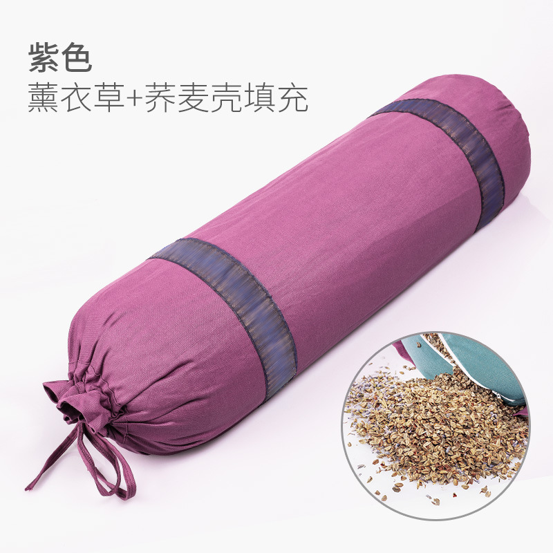 Picture of Yoga Pillow, Professional Iyengar Assistive Device, Yoga High-Elastic Shoulder Inversion Pad, Yin Yoga Pillow, Buckwheat Shell Pillow