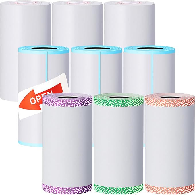 Picture of Popular Meow Meow Machine P1 Ailixiong 57mm Thermal Color Printing Paper for Error Correction, Children's Instant Camera, Waterproof Paper