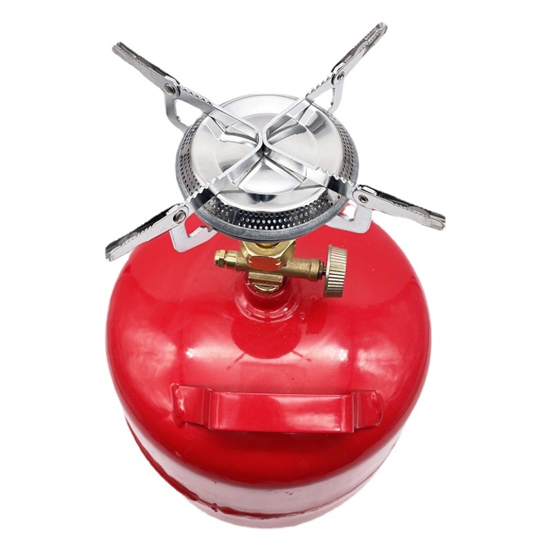 Outdoor Mini Windproof card stove square stove camping gas stove tea stove portable small square stove cross-border