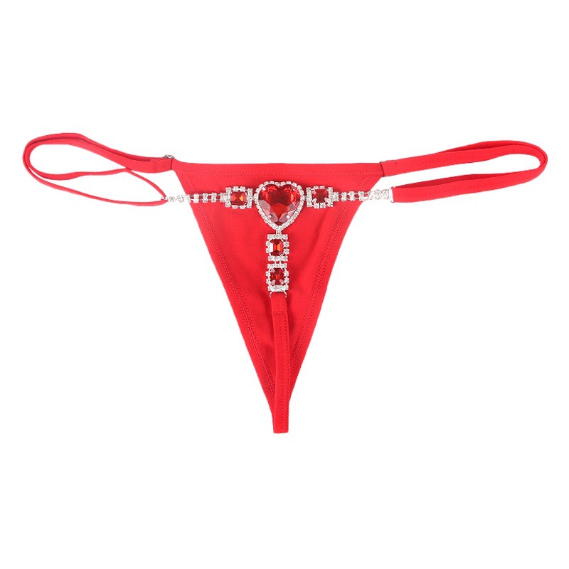 Cross-border Hot Sexy Rhinestone Underwear Chain Women's European and American Nightclub Sexy Diamond-encrusted Gem thong Body Chain Accessories