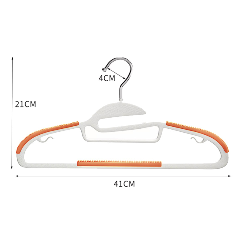 Picture of Household Clothes Hanger, Non-Marking, Non-Slip Clothes Hanger, Anti-Shoulder Corner Clothes Hanger, Double-Position Clothes Hanger, Wet and Dry Clothes Support