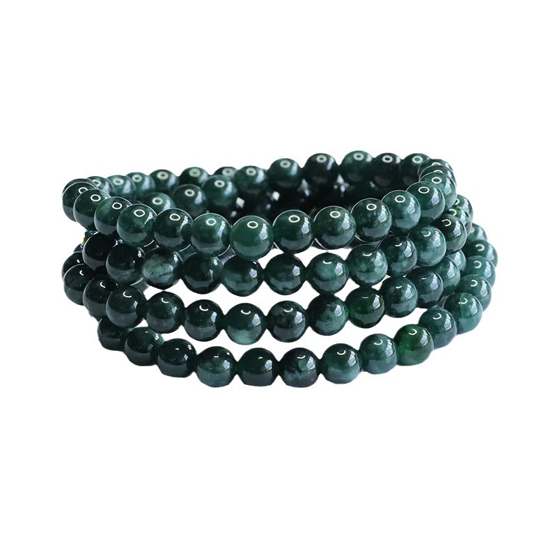 Picture of As soon as Yu natural A goods jade blue water sweater chain jade bead necklace chain wholesale FC4080303