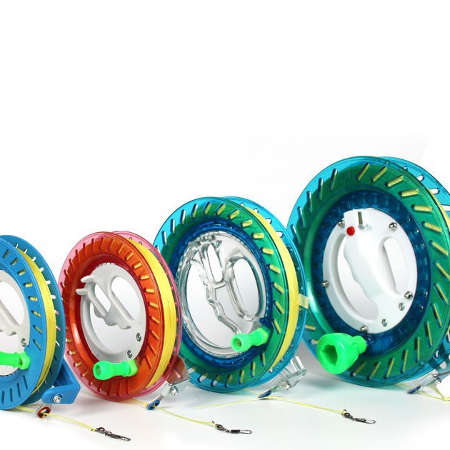 Picture of Kite Reel Crystal Reel Kite Line Wheel Hand-Held Reel Small Red Reel Line Board Flying Reel with Line Wholesale