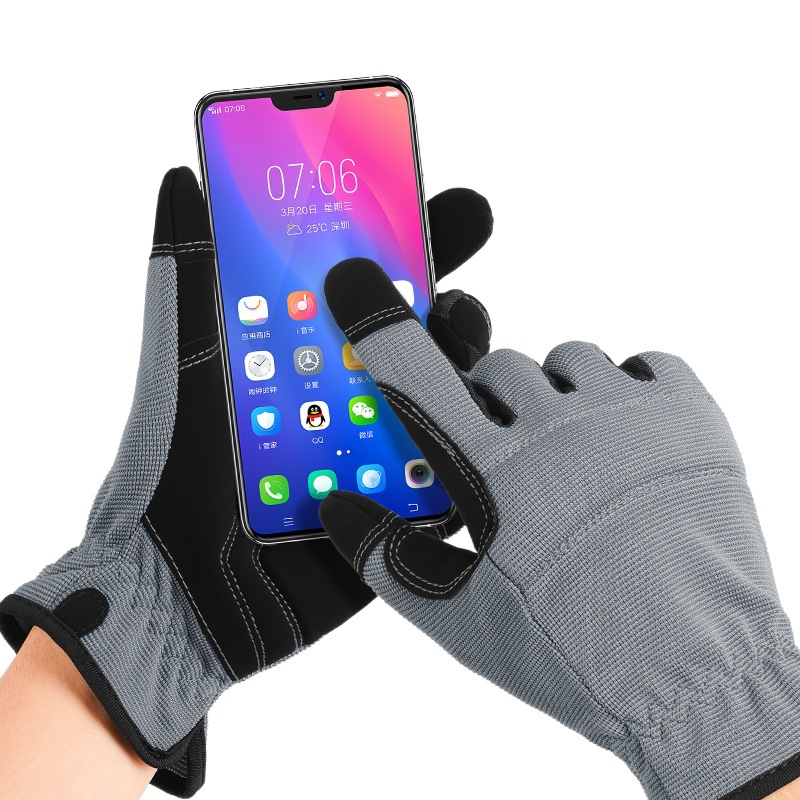Cross-border Gardening Gloves Microfiber Breathable Touch Screen Anti-slip Wear-resistant Garden Flower Picking Maintenance Work Protective Labor Protection Gloves
