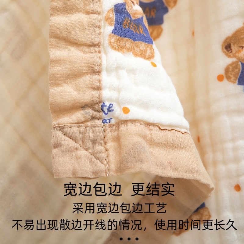 Picture of Gauze Bath Towel Cotton Enlarge Baby Blanket Children's Blanket Class A Six-layer Gauze Newborn Baby