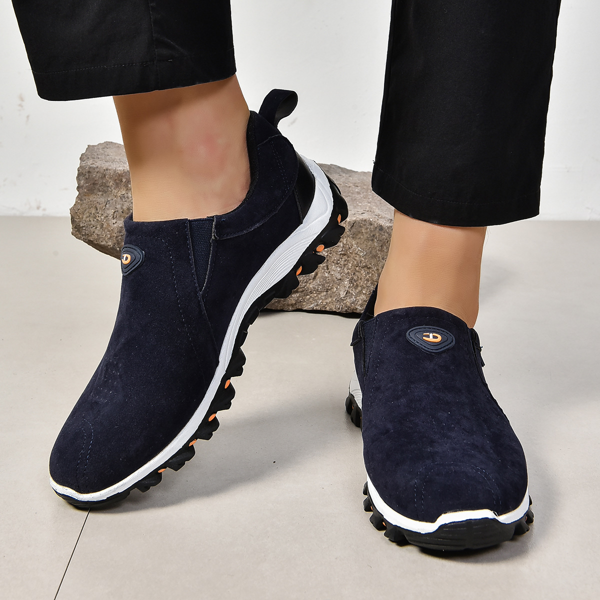 2024 Foreign Trade Cross-border plus size European and American Casual Men's Shoes Autumn New Sports Casual Shoes Fashion Casual Shoes