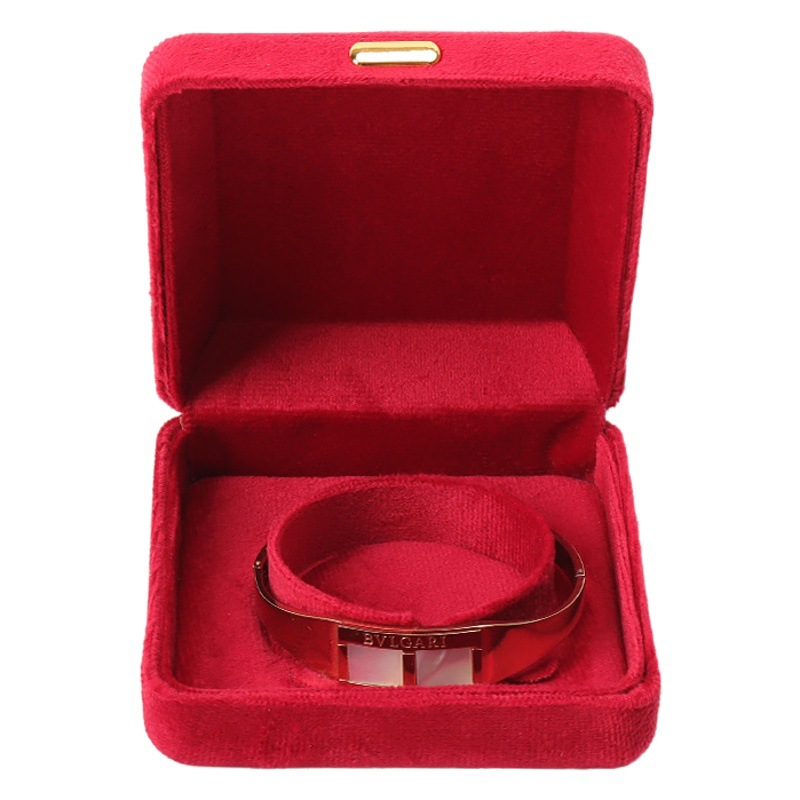 Jewelry Ring Box Earrings Jewelry Box Rounded Flannel with Label Bracelet Necklace Packaging Box Ring Storage Jewelry Box