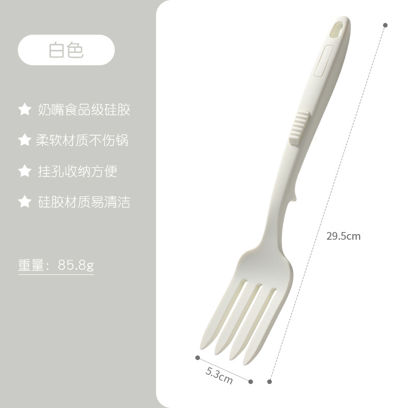 Picture of Amazon Creative Household Multi-function Silicone Cuisine Fork Large Cross-border Spaghetti Fork Fried Noodles Fork