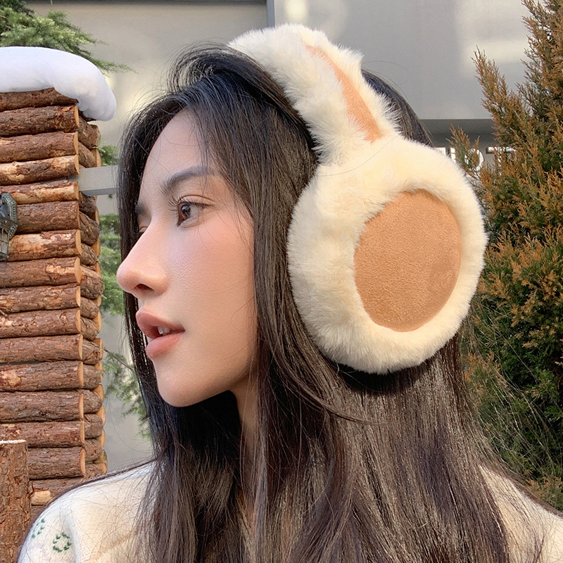 Picture of Maillard Plush Earmuffs Cycling Warm Women's Winter Earmuffs Earmuffs Earmuffs Earmuffs Earmuffs Imitation Rabbit Hair Earmuffs